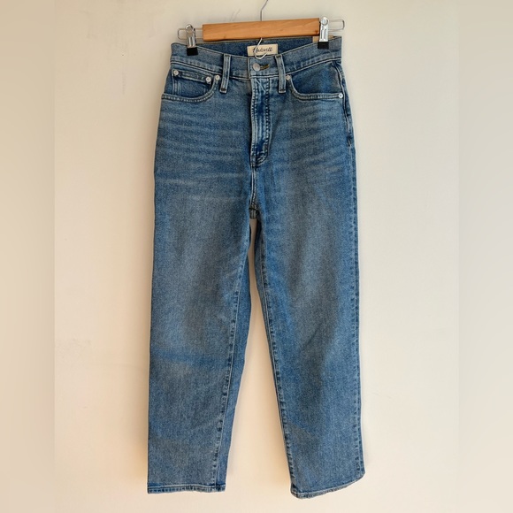 Madewell The Perfect Vintage Straight Crop Jeans - Picture 1 of 4